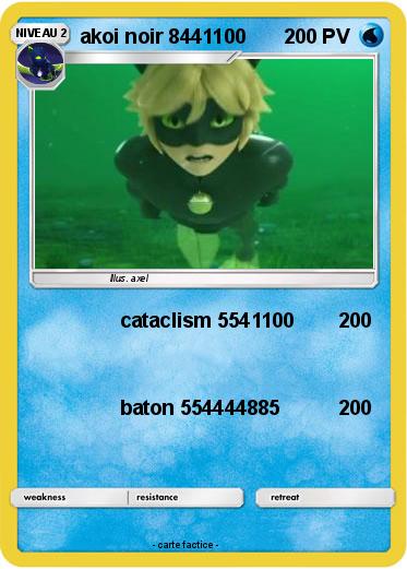 Pokemon akoi noir 8441100