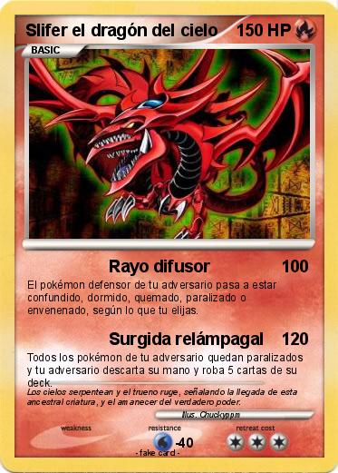 Pokemon Slifer el dragón del cielo