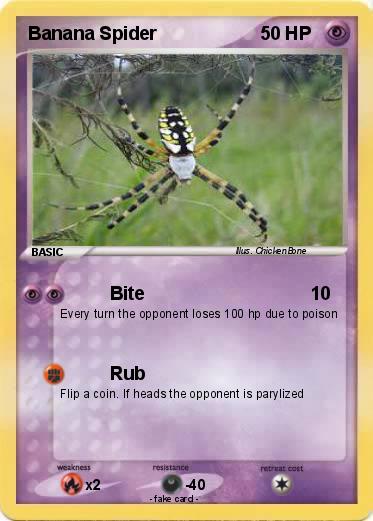 Pokemon Banana Spider