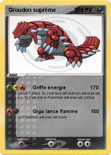 Pokemon Groudon suprême            2