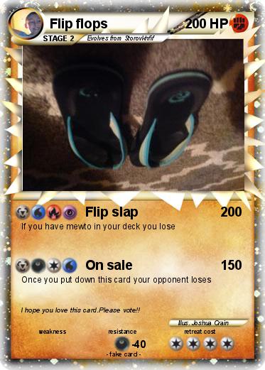 Pokemon Flip flops