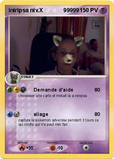 Pokemon iniripsa niv.X             99999