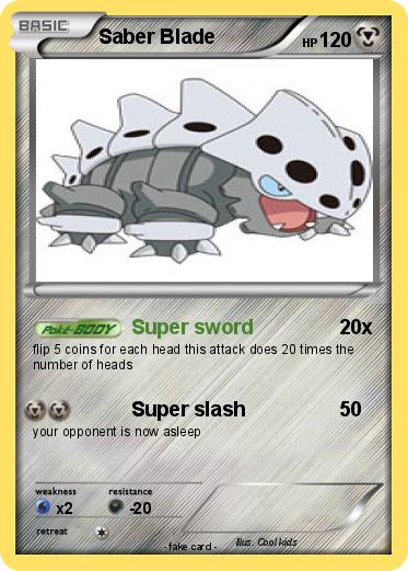 Pokemon Saber Blade