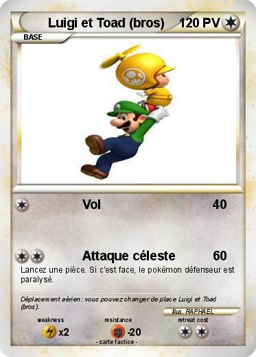 Pokemon Luigi et Toad (bros)