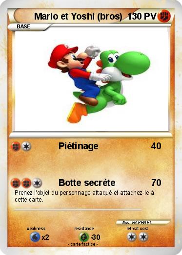 Pokemon Mario et Yoshi (bros)