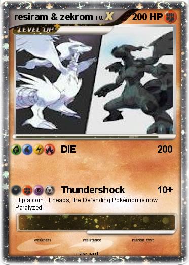 Pokemon resiram & zekrom