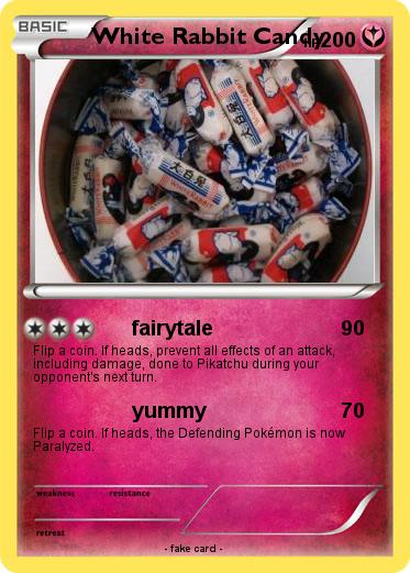 Pokemon White Rabbit Candy