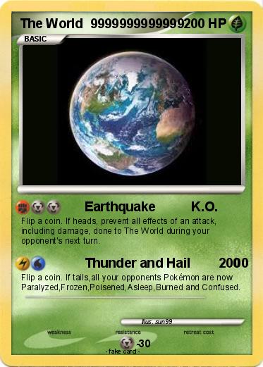 Pokemon The World  9999999999999