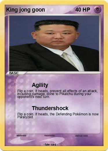 Pokemon King jong goon