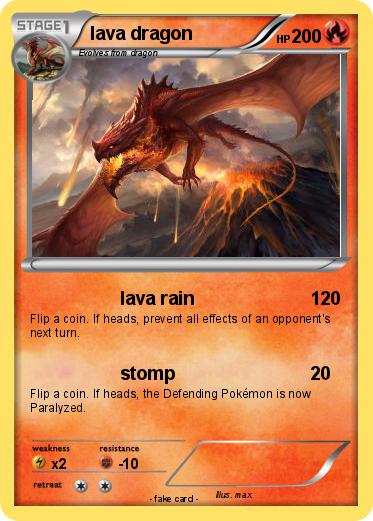 Pokemon lava dragon