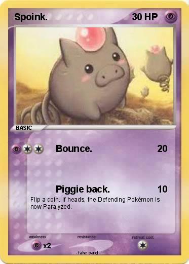 Pokemon Spoink.