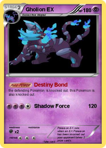 Pokemon Gholion EX