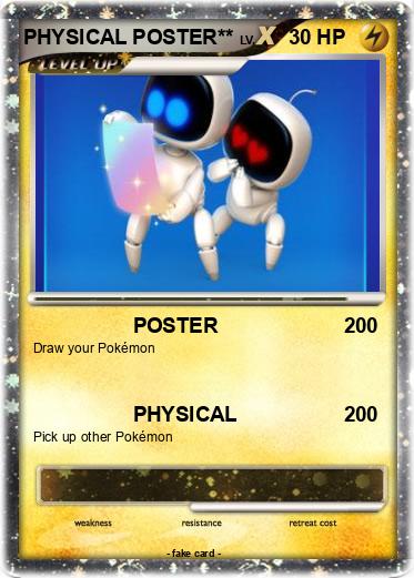 Pokemon PHYSICAL POSTER**