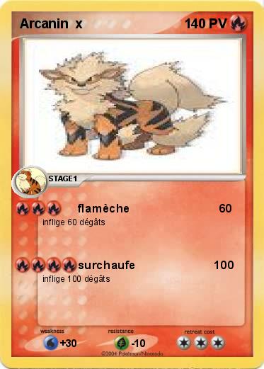 Pokemon Arcanin  x
