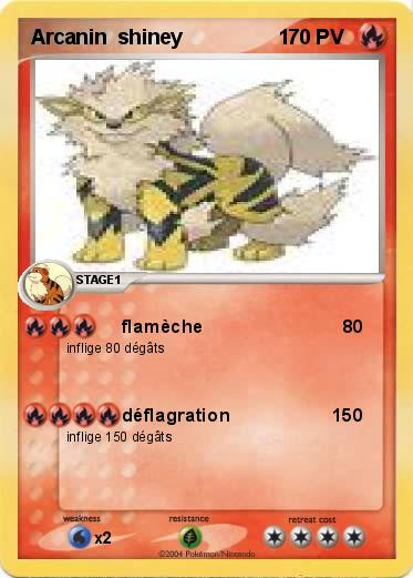 Pokemon Arcanin  shiney                 1   