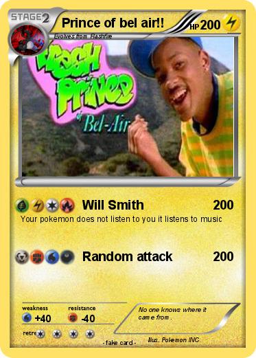 Pokemon Prince of bel air!!