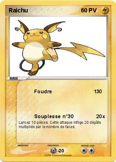 Pokemon Raichu
