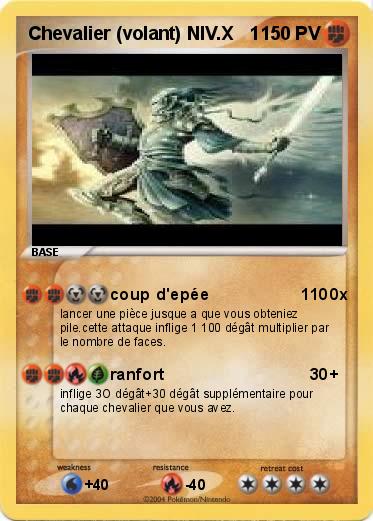 Pokemon Chevalier (volant) NIV.X   1