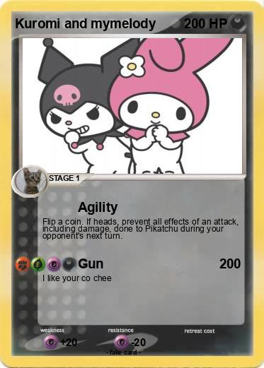 Pokemon Kuromi and mymelody