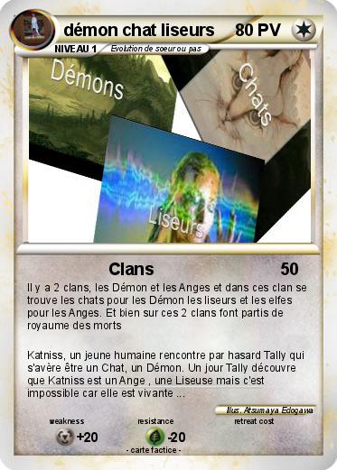 Pokemon démon chat liseurs