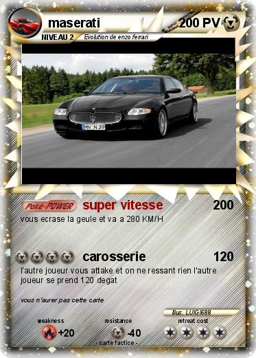 Pokemon maserati