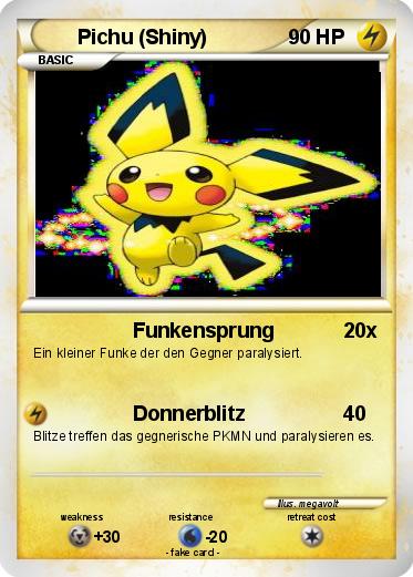 Pokemon Pichu (Shiny)