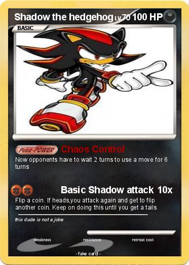 Pokemon Shadow the hedgehog