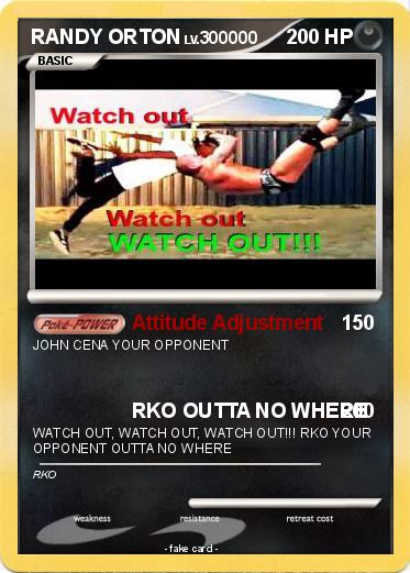 Pokemon RANDY ORTON