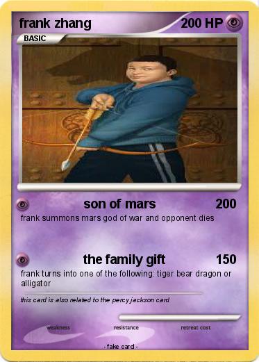 Pokemon frank zhang