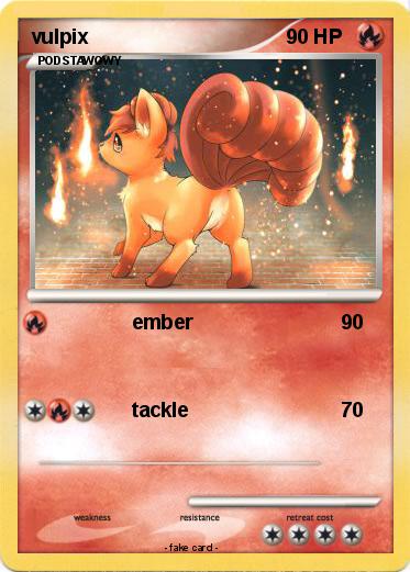 Pokemon vulpix