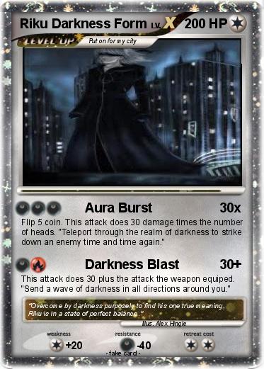 Pokemon Riku Darkness Form