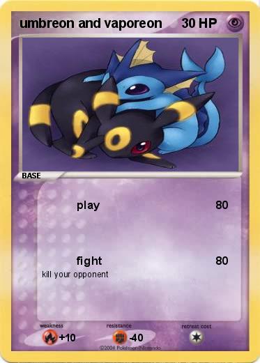 Pokemon umbreon and vaporeon 