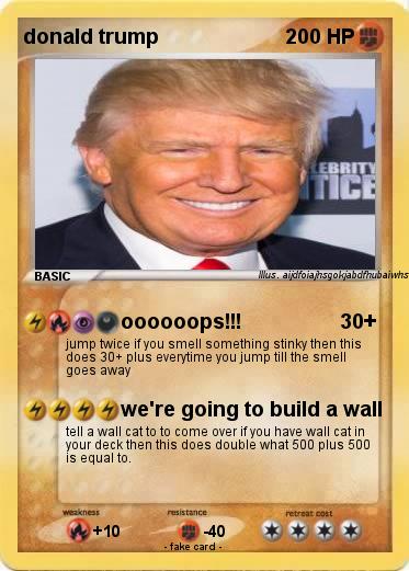Pokemon donald trump