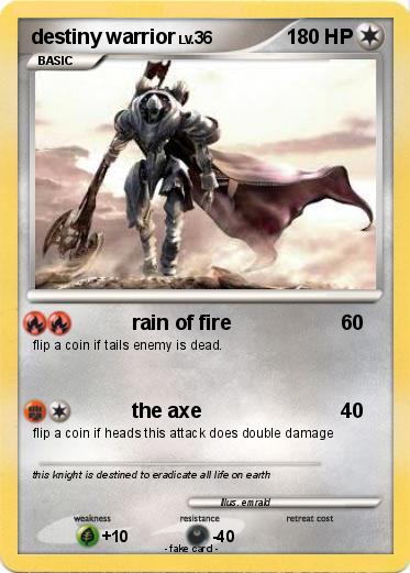 Pokemon destiny warrior