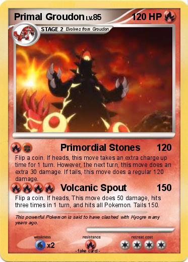 Pokemon Primal Groudon