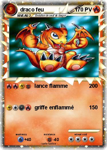 Pokemon draco feu