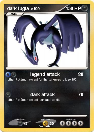 Pokemon dark lugia