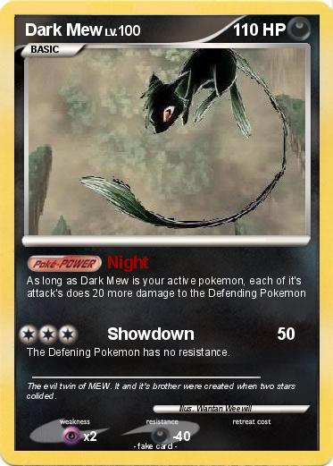 Pokemon Dark Mew