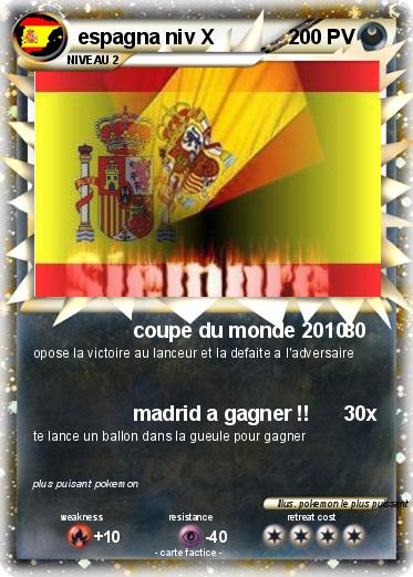 Pokemon espagna niv X