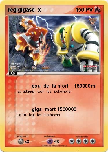 Pokemon regigigase  x