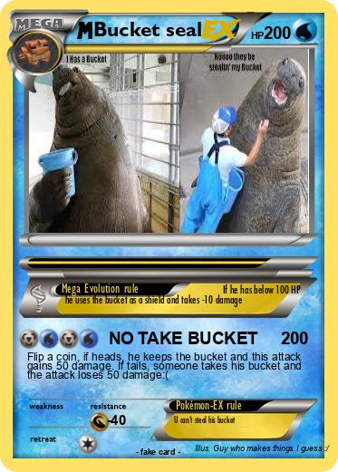 Pokemon Bucket seal