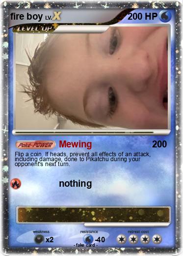 Pokemon fire boy