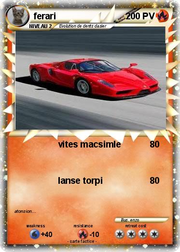 Pokemon ferari