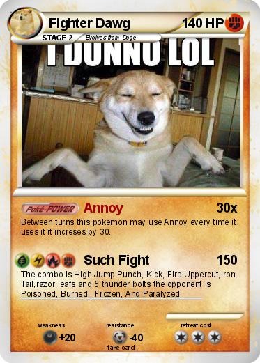 Pokemon Fighter Dawg