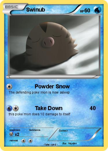 Pokemon Swinub