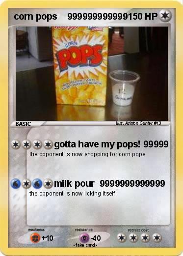 Pokemon corn pops    999999999999