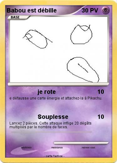 Pokemon Babou est débille