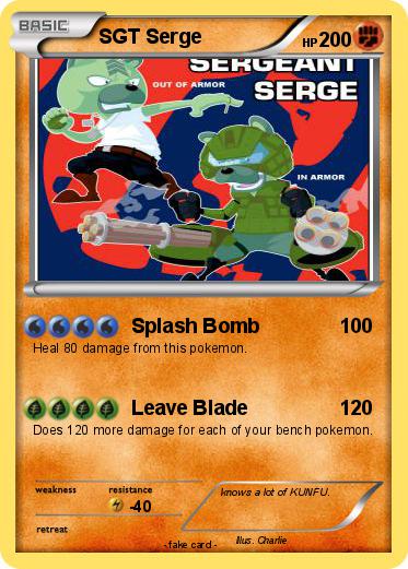 Pokemon SGT Serge