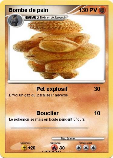 Pokemon Bombe de pain