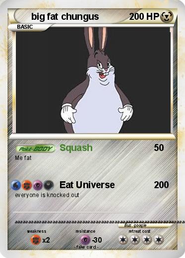 Pokemon big fat chungus